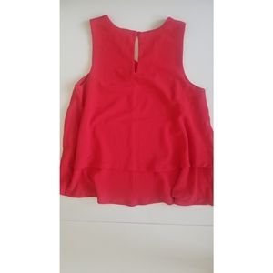 Orange A-line top from Vero Moda